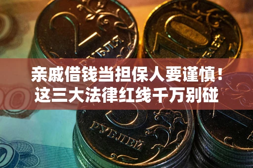 济南亲戚借钱当担保人要谨慎！这三大法律红线千万别碰