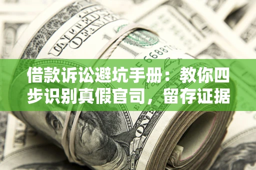 济南借款诉讼避坑手册：教你四步识别真假官司，留存证据不踩雷