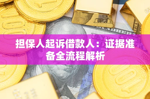 济南担保人起诉借款人：证据准备全流程解析