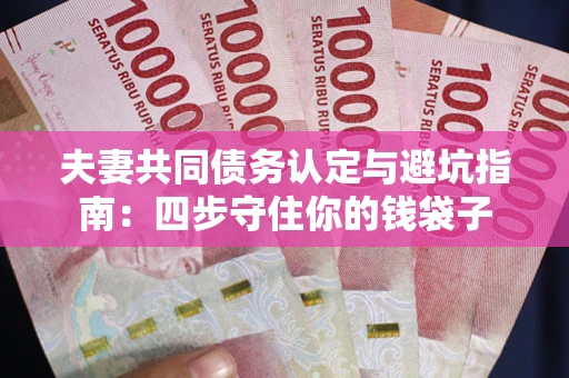 济南夫妻共同债务认定与避坑指南：四步守住你的钱袋子