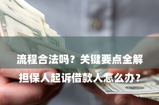 济南

担保人起诉借款人怎么办？流程合法吗？关键要点全解析