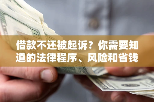 济南借款不还被起诉？你需要知道的法律程序、风险和省钱技巧